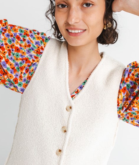 YAS YASGally Weste Beige