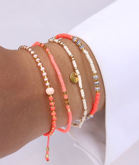 BLUSH INDIGO Mare Armband Gestreifte Perlen