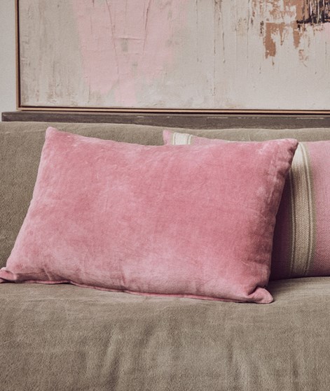HKLIVING Samt (60x40) Kissen Rosa