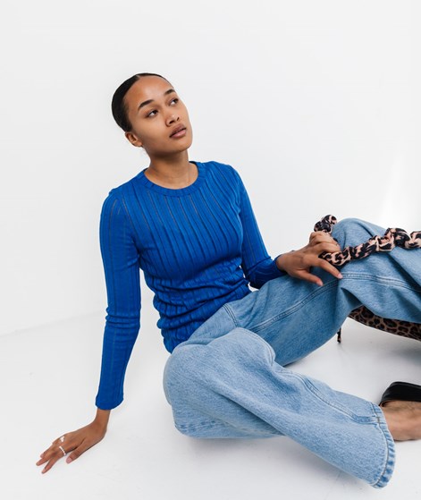 KAUF DICH GLÜCKLICH Longsleeve Blau