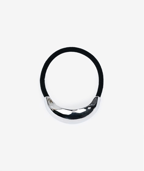 EBBA Haargummi Schwarz Silber