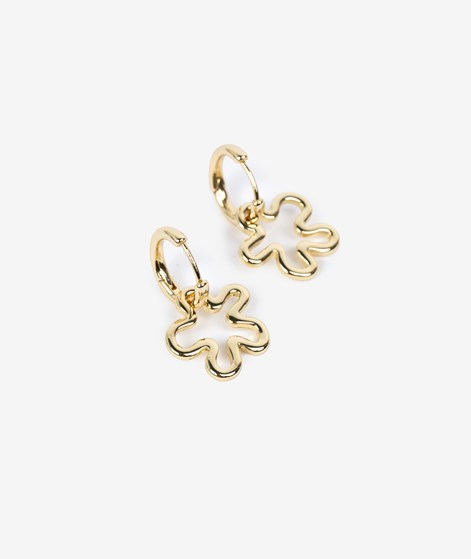 EBBA Blumenanhänger Ohrringe Gold