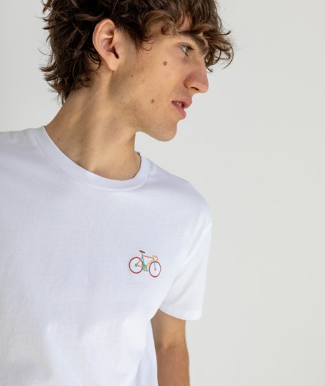 KAUF DICH GLÜCKLICH T-Shirt Racing Bike Weiß