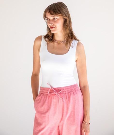 VILA VIKenza U-Neck Top Weiß