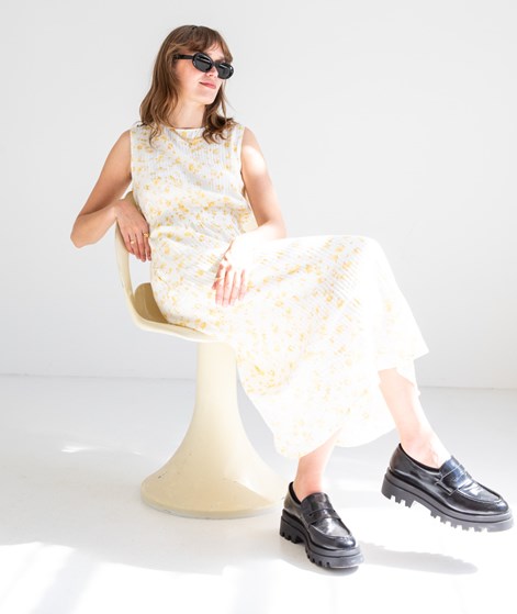 MSCH COPENHAGEN MSCHFalisha Kleid Gelb gemustert