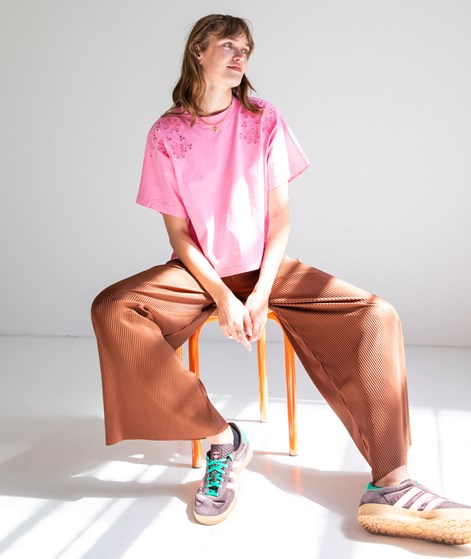 YAS YASSally Boxy T-Shirt Pink