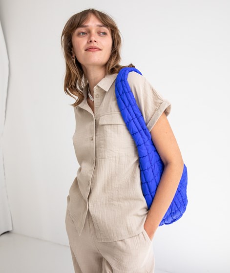 VILA VIlania S/S Bluse Beige