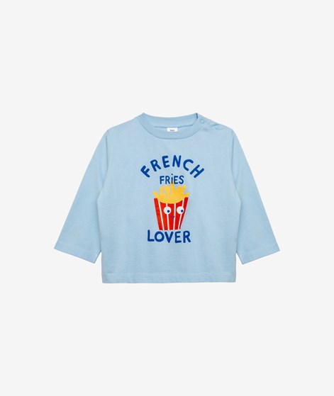 KAUF DICH GLÜCKLICH KIDS Longsleeve Hellblau aus Bio-Baumwolle