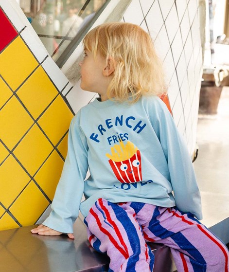 KAUF DICH GLÜCKLICH KIDS Longsleeve Hellblau aus Bio-Baumwolle