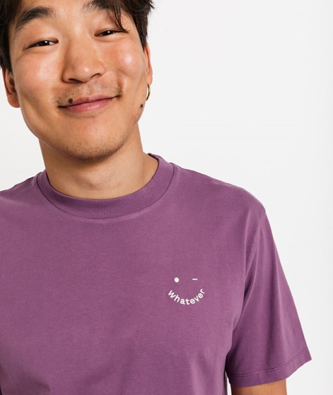 KAUF DICH GLÜCKLICH T-Shirt Lila Whatever aus Bio-Baumwolle