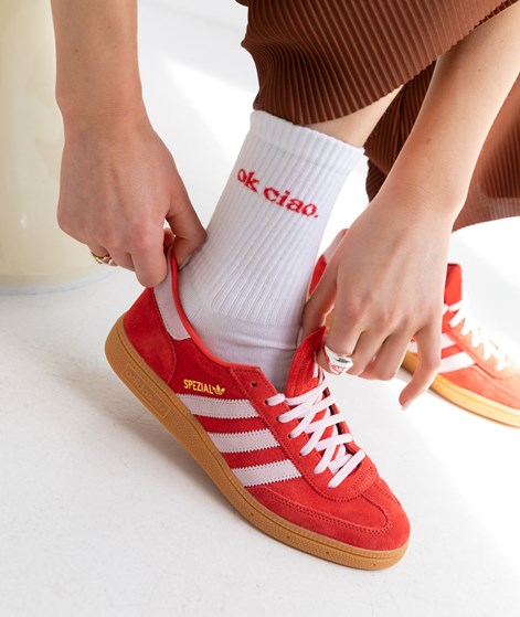 KAUF DICH GLÜCKLICH Tennissocke ok ciao. (Gr. 36-41) aus Bio-Baumwolle