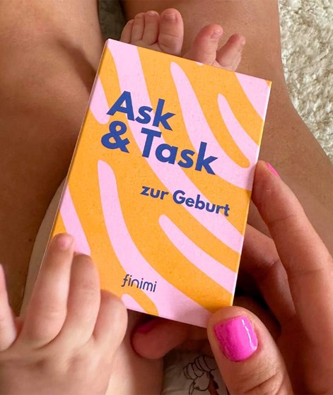 FINIMI Ask & Task Kartenset zur Geburt