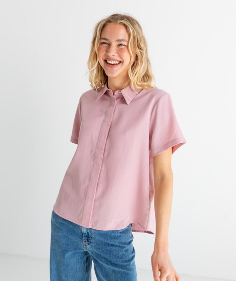 KAUF DICH GLÜCKLICH Bluse Rosa aus Lyocell (TENCEL™)