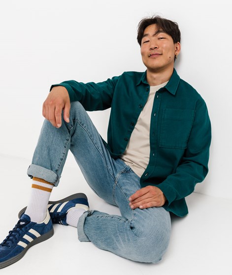 KAUF DICH GLÜCKLICH Hemd Petrolgrün