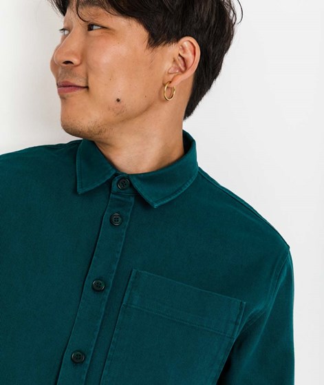 KAUF DICH GLÜCKLICH Hemd Petrolgrün