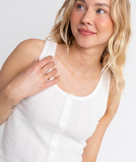 LEVI`S® Dry Goods Pointelle Top Cremeweiß