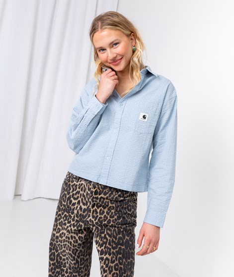 CARHARTT WIP W L/S Toland Bluse Hellblau