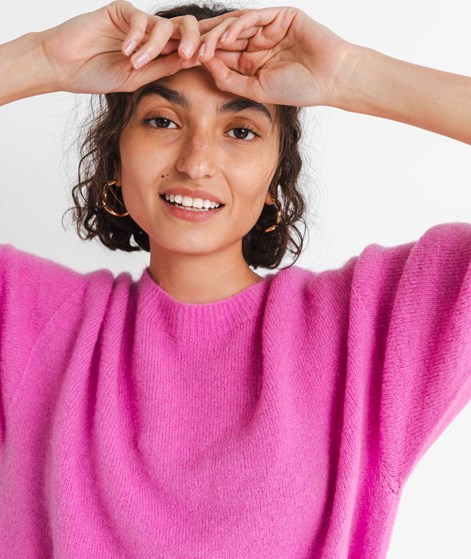 KAUF DICH GLÜCKLICH Strickshirt Pink
