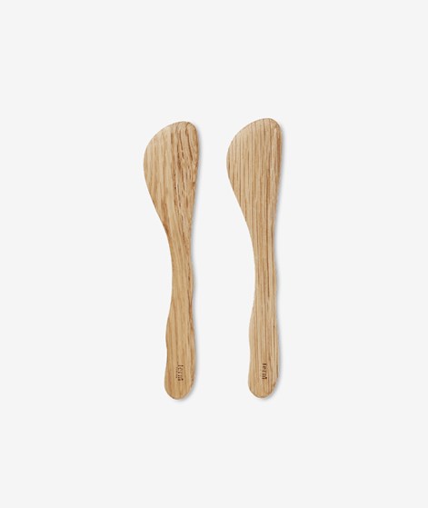 FERM LIVING Cairn 2er-Set Buttermesser Hellbraun
