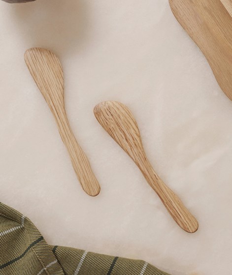 FERM LIVING Cairn 2er-Set Buttermesser Hellbraun