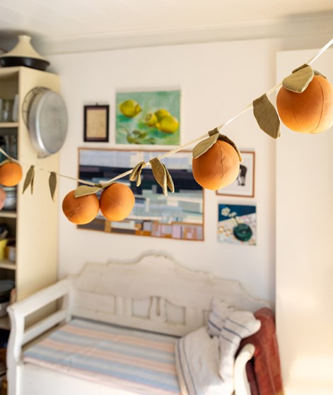 FERM LIVING Orangen Girlande Orange