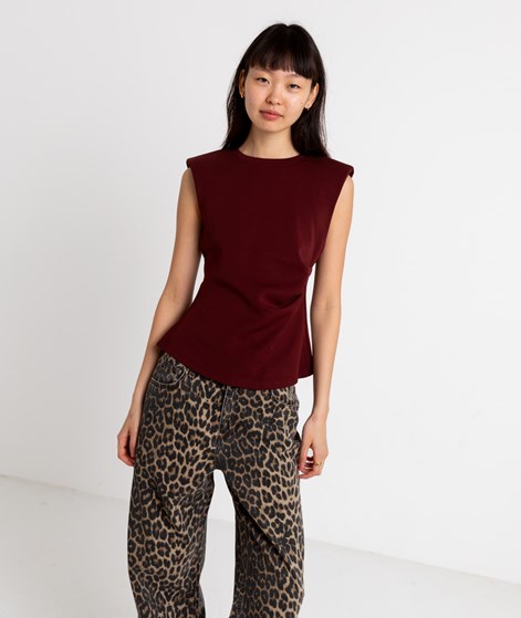 YAS YASPina Top Dunkelrot