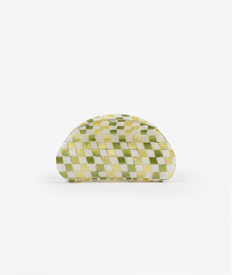 EBBA Haarclip Grün Weiß Kariert