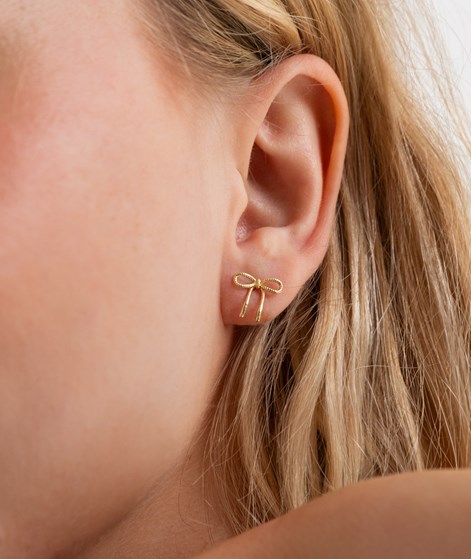 EBBA Ohrringe Filigrane Schleifen  Gold