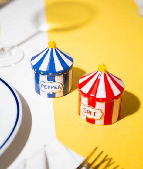 DOIY Funfair Salz&Pfeffer (Set) Streuer mehrfarbig