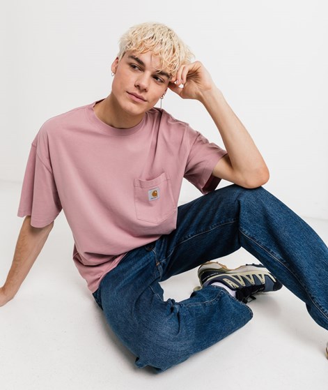 CARHARTT WIP S/S Hudson Pocket T-Shirt Rosa