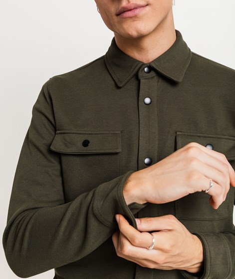 SELECTED HOMME SLHJackie Sweat Overshirt Khaki