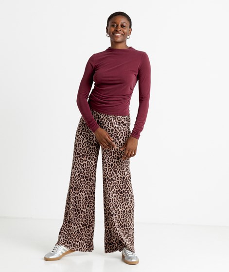 YAS YASLysa Longsleeve Dunkelrot