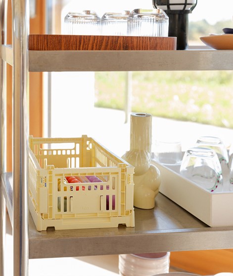HAY Colour Crate Small Korb Gelb (10,5 x 17 x 26,5)