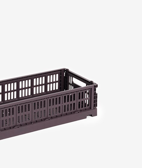 HAY Colour Crate Mini Oblong Box Bordeauxrot (8 x 13 x 34,5)