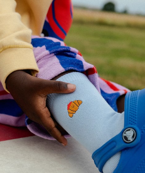 KAUF DICH GLÜCKLICH Socke Croissant aus Bio-Baumwolle