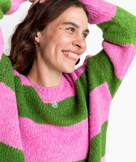KAUF DICH GLÜCKLICH Pullover Pink Grün