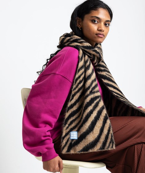 KAUF DICH GLÜCKLICH Schal Tigermuster