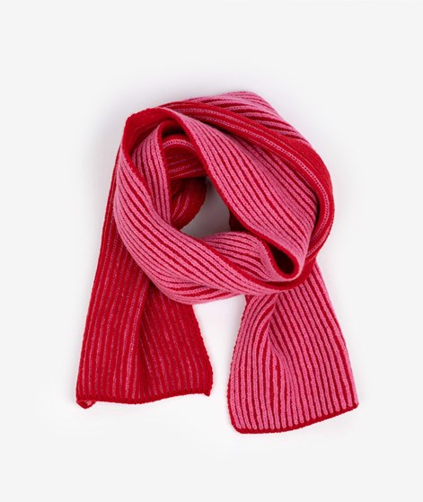 KAUF DICH GLÜCKLICH Schal Rippstrick Pink Rot
