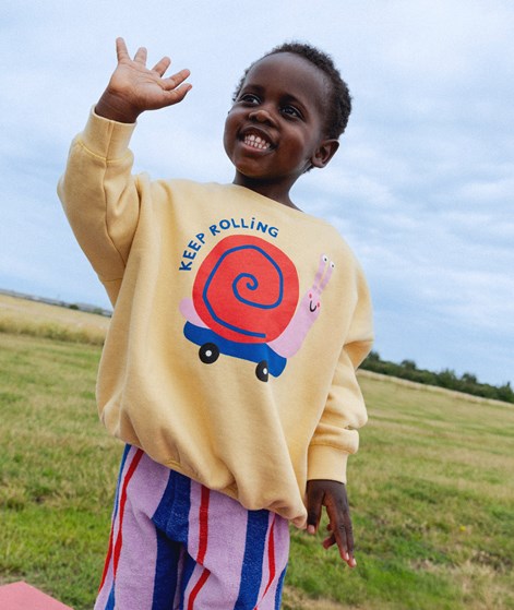 KAUF DICH GLÜCKLICH KIDS Sweater Snail aus Bio-Baumwolle