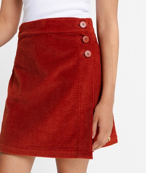 KAUF DICH GLÜCKLICH Rock Rostbraun aus Bio-Baumwolle