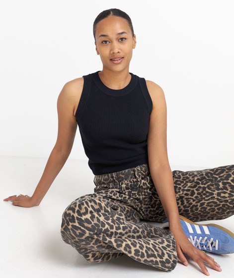 JAN N JUNE Garda Knit Top Mitternachtsblau