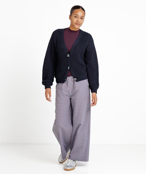 JAN N JUNE Lena Chunky Cardigan Dunkelblau