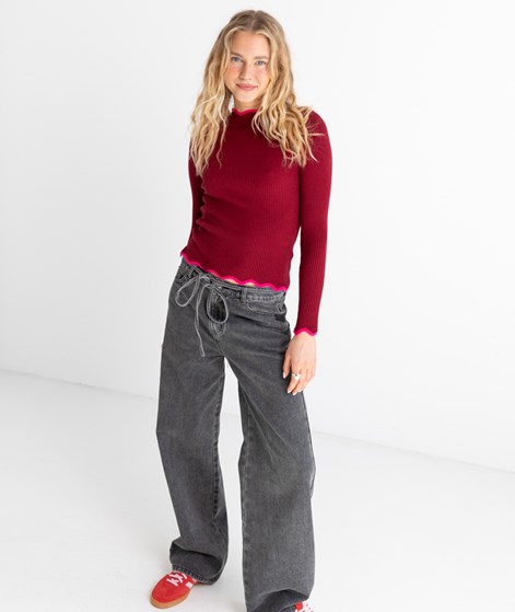 KAUF DICH GLÜCKLICH Pullover Bordeaux