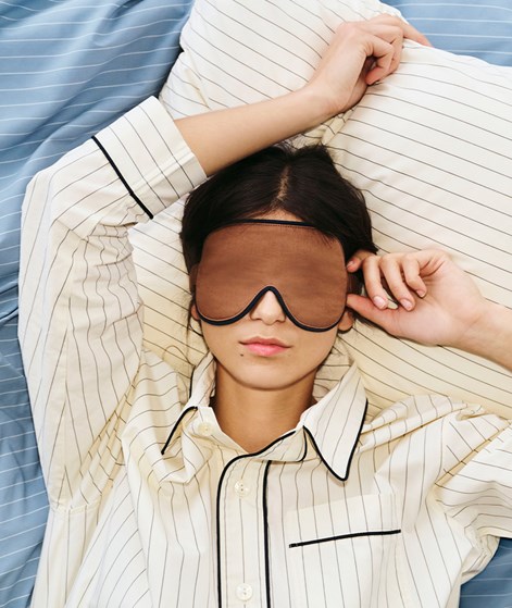 HAY Outline Schlafmaske Braun