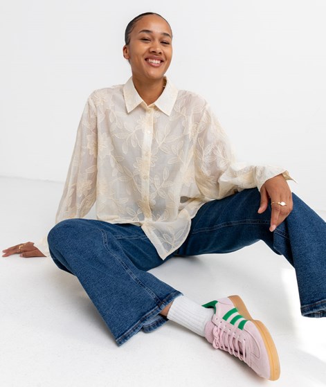 YAS YASFranka Bluse Cremeweiß