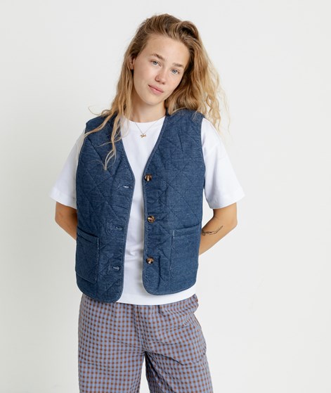 FRNCH PARIS Baudelaire Weste Blau