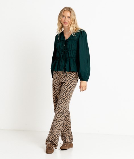 YAS YASEbba Bluse Petrolgrün