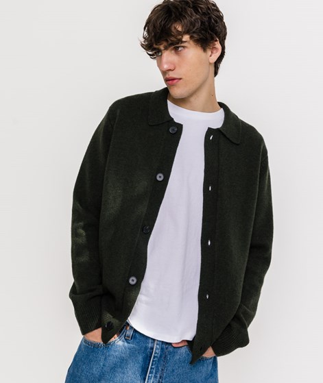 MINIMUM Derek Cardigan Dunkelgrün