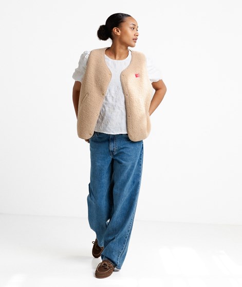 KAUF DICH GLÜCKLICH Oh hi! Weste Beige