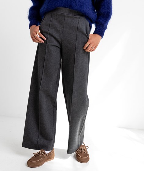 KAUF DICH GLÜCKLICH Hose Dunkelgrau Ziernaht